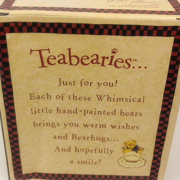 Boyds Bear Teabearies Wink Teabearie Thinking of u - Picture 9 of 10
